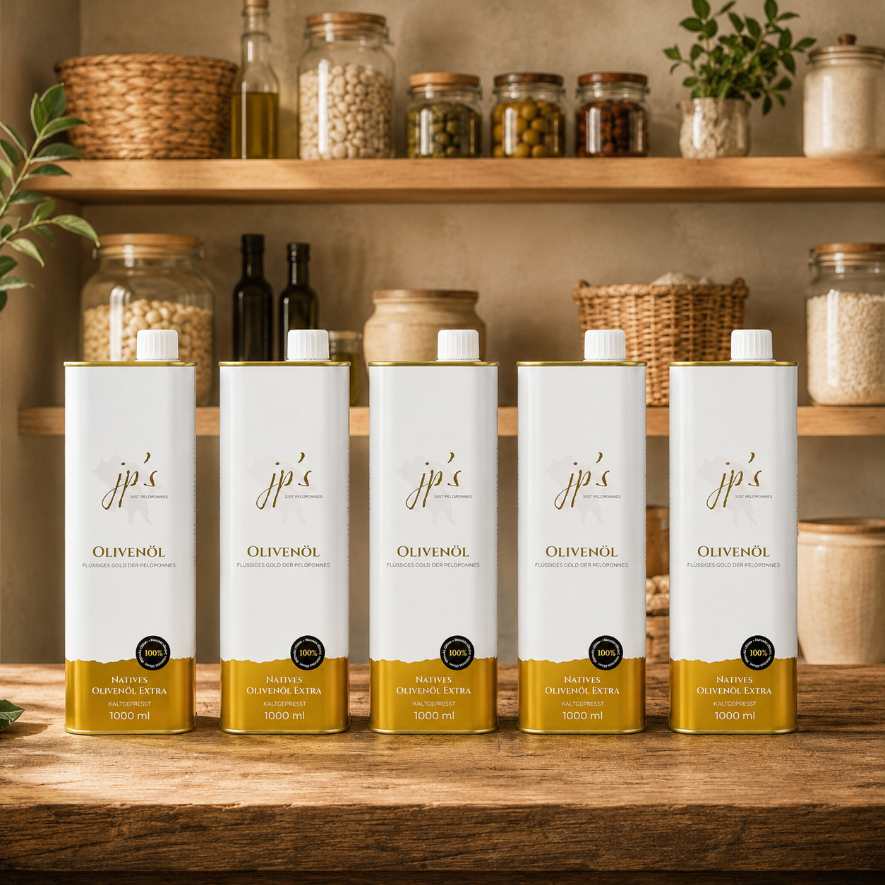 jp's Olivenöl – Großes Vorratspaket
