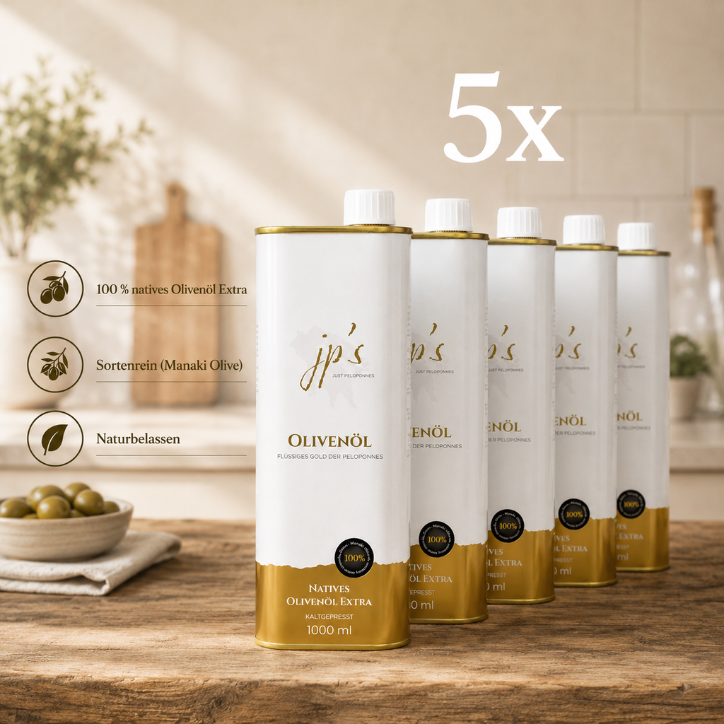 jp's Olivenöl – Großes Vorratspaket