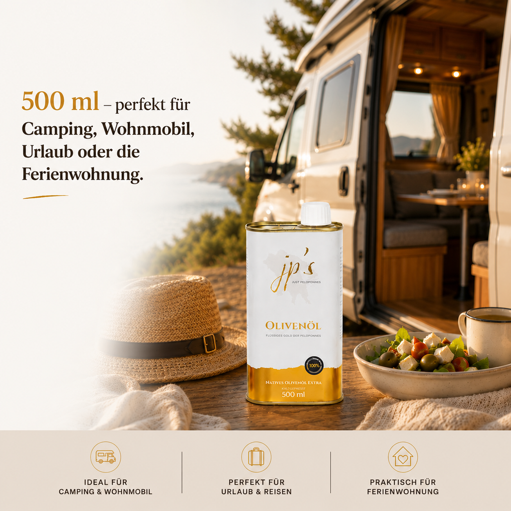 jp's Olivenöl – Familien Paket