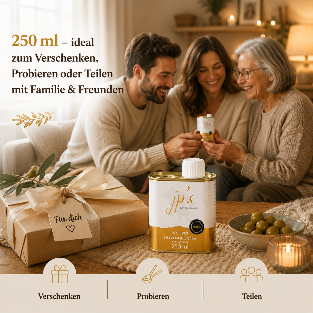 jp's Olivenöl – Familien Paket
