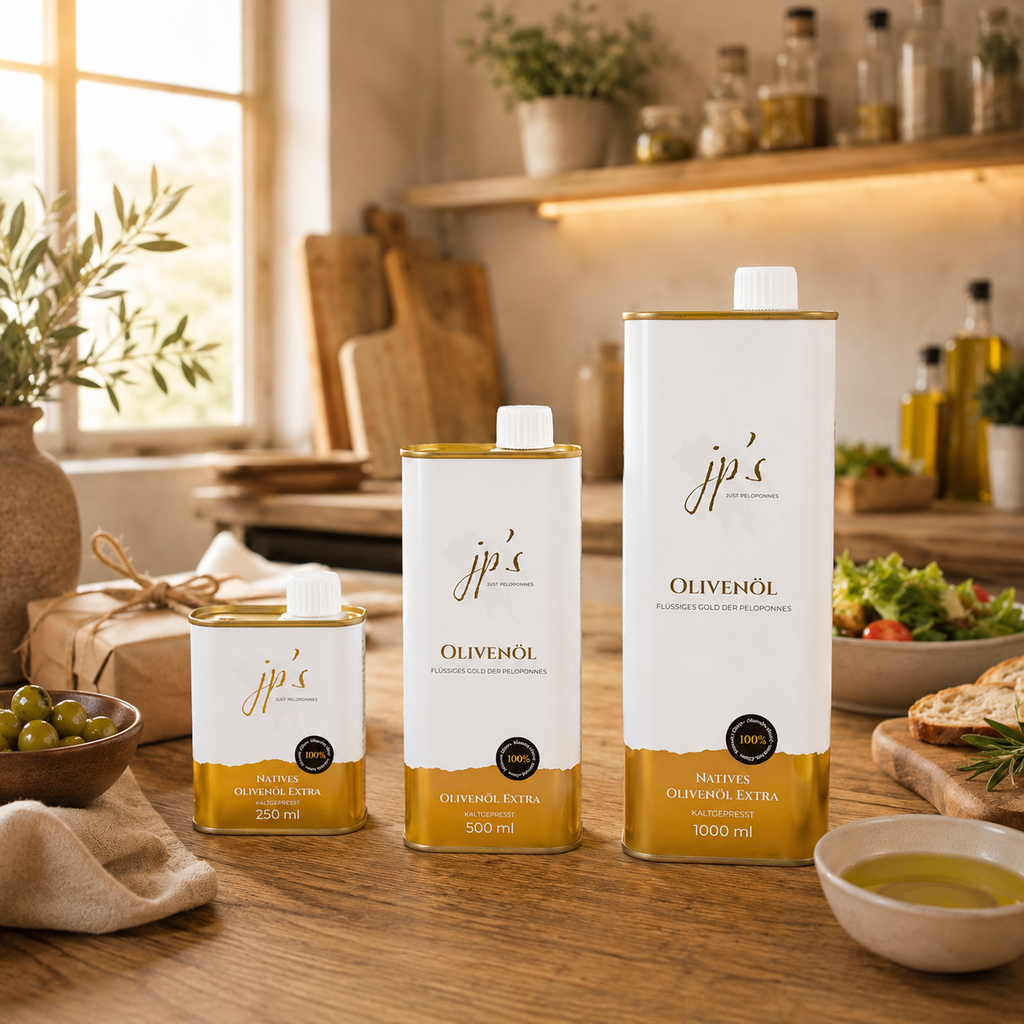 jp's Olivenöl – Familien Paket