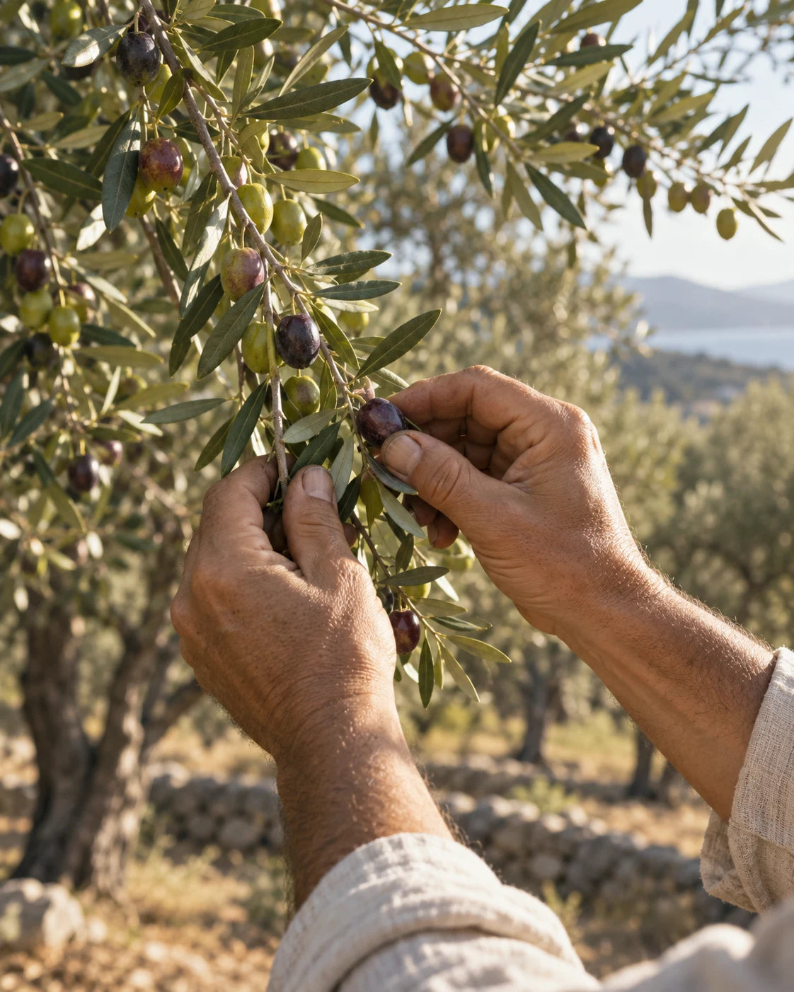 Olivenhain auf der Peloponnes